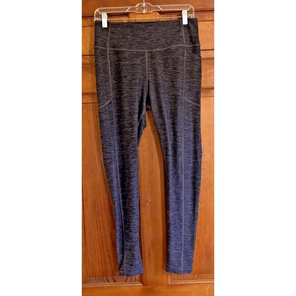 Victoria's Secret Pants - Victorias Secret Womens 12 Gray Space Dye High Rise Pocket Sport Leggings Sporty